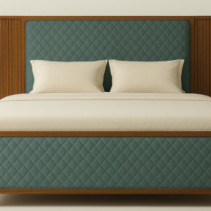 Collections double bed green penal