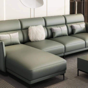 contemporary modern, leatherette l shape sofa