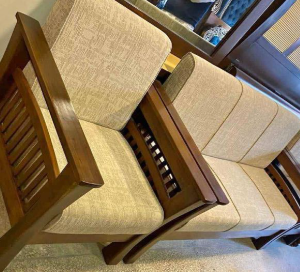 classic solid wood sofa