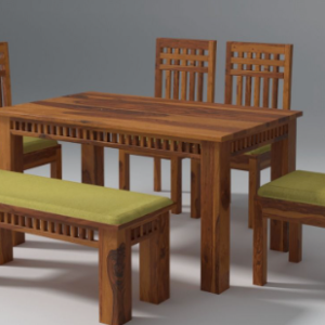 Home 4 seater 1 bentch dinning table