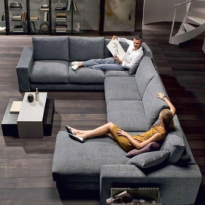contemporary italian, large modular u shape
